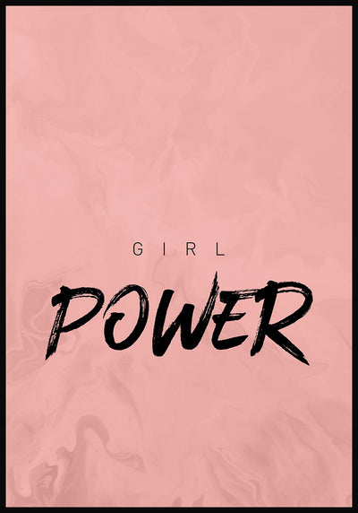 Typografie Poster Girl Power Mary Kay