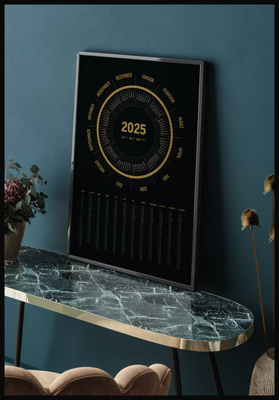 Stylischer Jahreskalender 2025