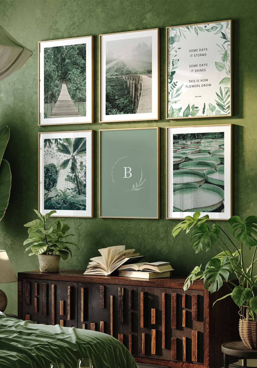 Poster Botanical Green Kollektion