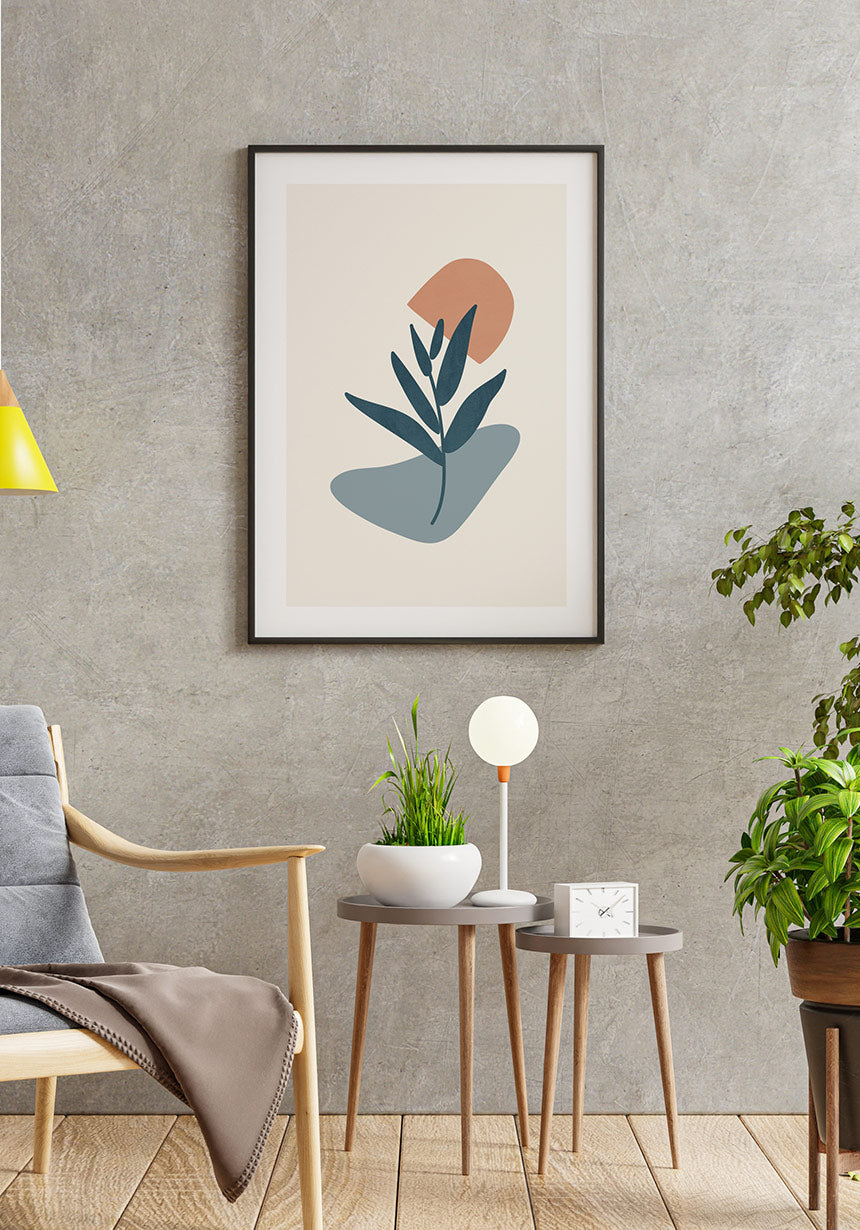 Botanische Formen No2 Poster für Zuhause