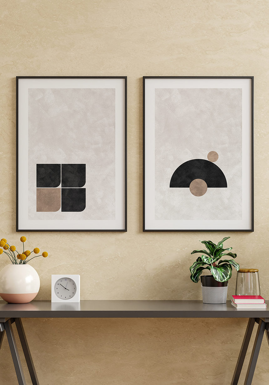 Kreisformen Bauhaus Poster Bilderwand