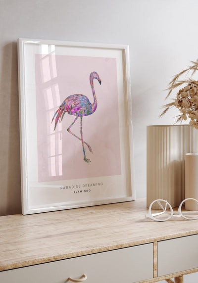 Poster Illustration Flamingo