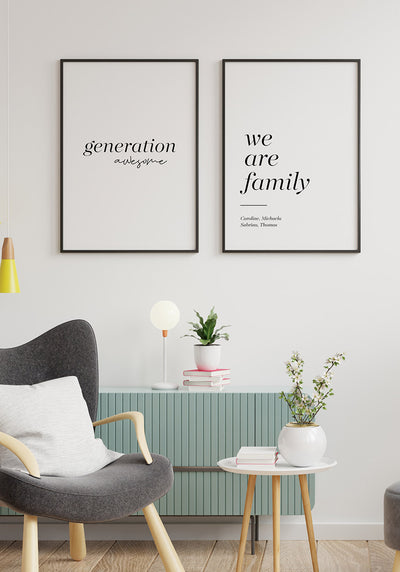 Generation awesome Poster kombiniert