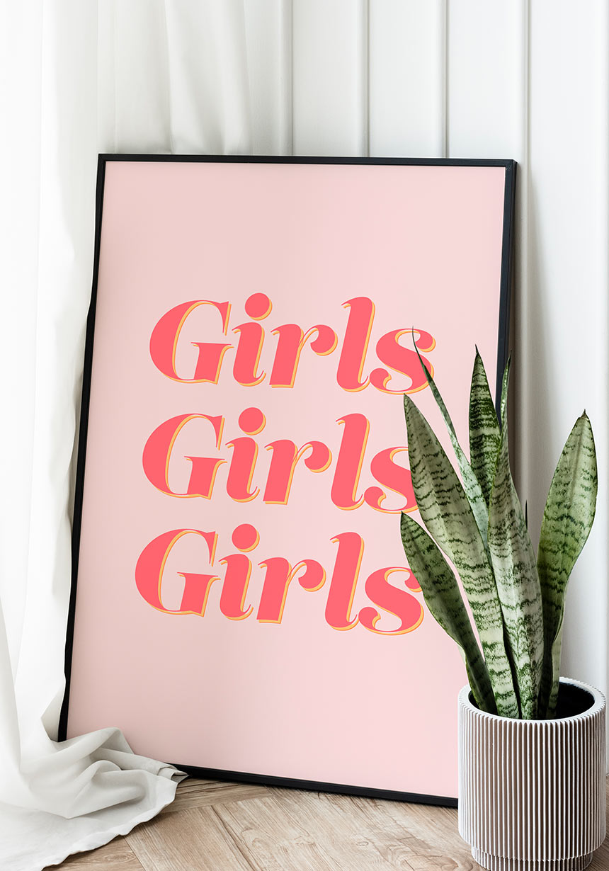 Girls, Girls, Girls Poster » online bestellen | PAPERLY
