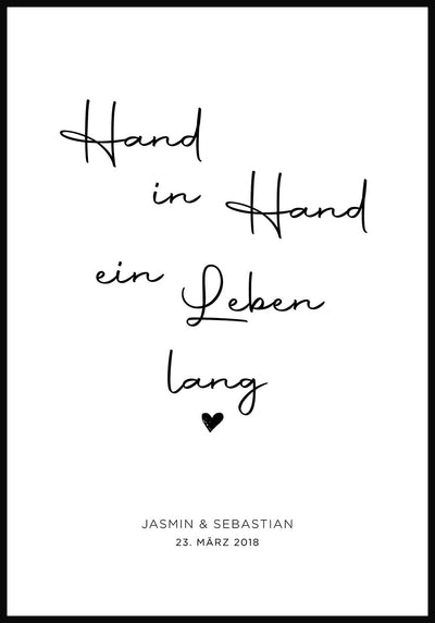 Hand in Hand ein Leben lang Poster