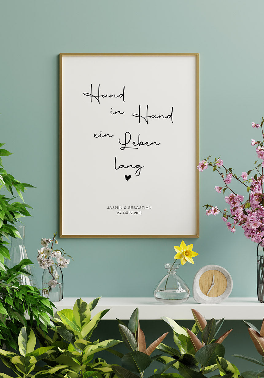 Hand in Hand Poster » online bestellen