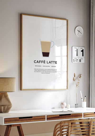 Caffee Latte Kaffee Poster