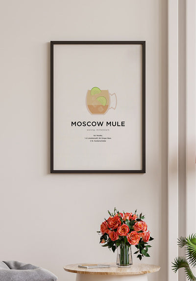 Moscow Mule Cocktail Poster als Geschenk