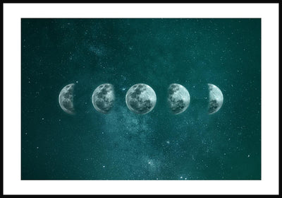 Mondphasen Poster
