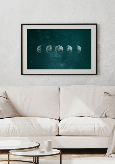 Mondphasen Poster Mystic Moon