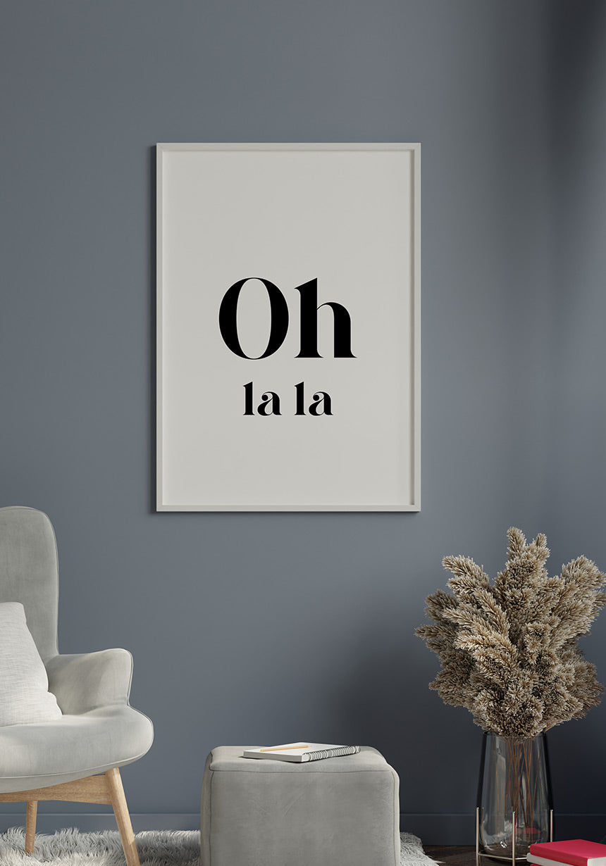 Spruch Oh » Poster bestellen PAPERLY la la | online
