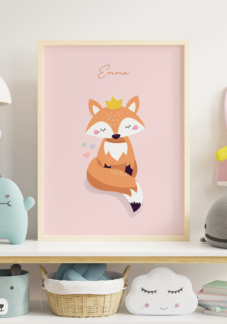 Fuchs mit Krone für Kinder
