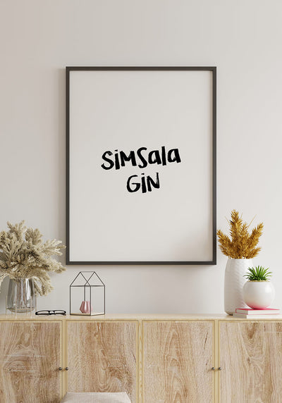 Poster Simsala Gin