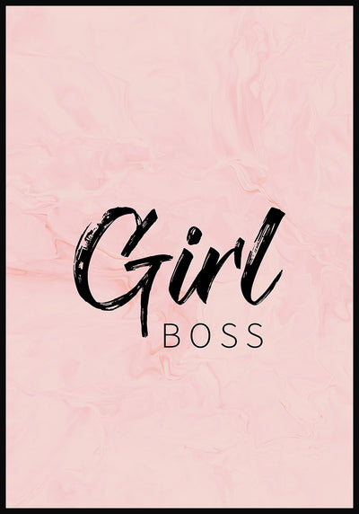 Typografie Poster girl boss mary kay