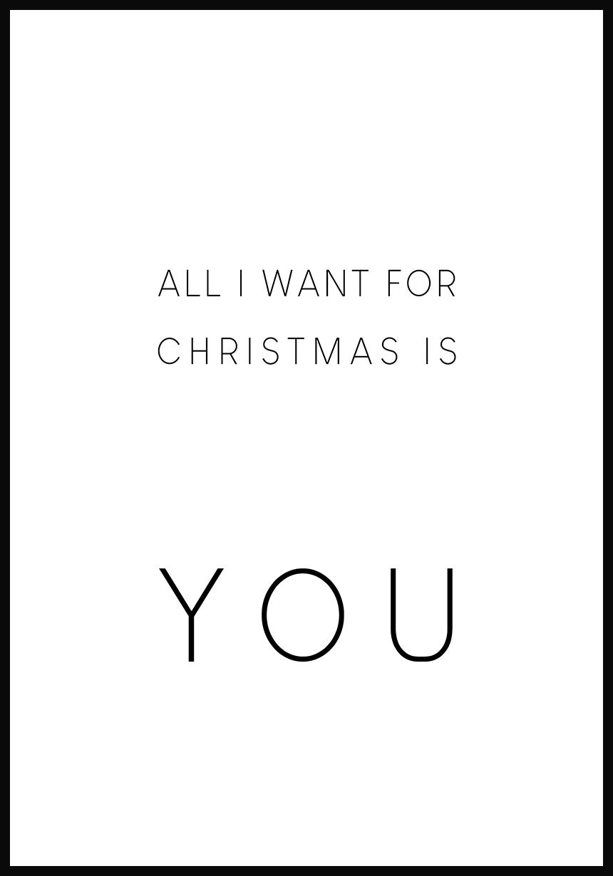 All i want for christmas is you Poster