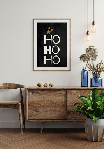 Ho Ho Ho Poster Weihnachten