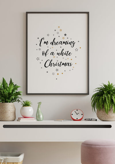 I`m dreaming of a white christmas Geschenk Weihnachten