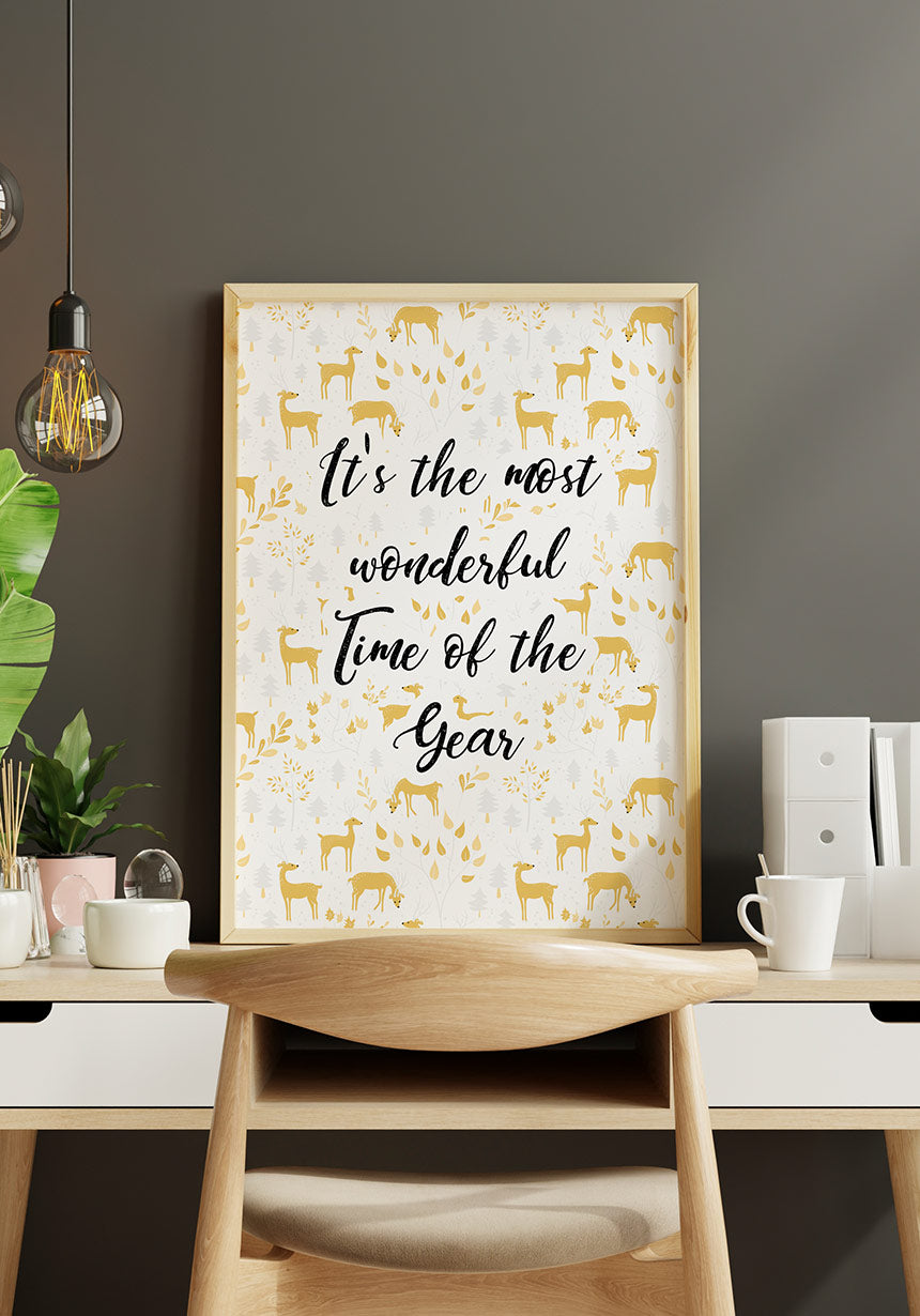 It`s the most wonderful time of the year Poster Weihnachten