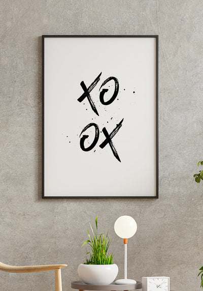 Xo Hugs and Kisses Poster modernes Poster