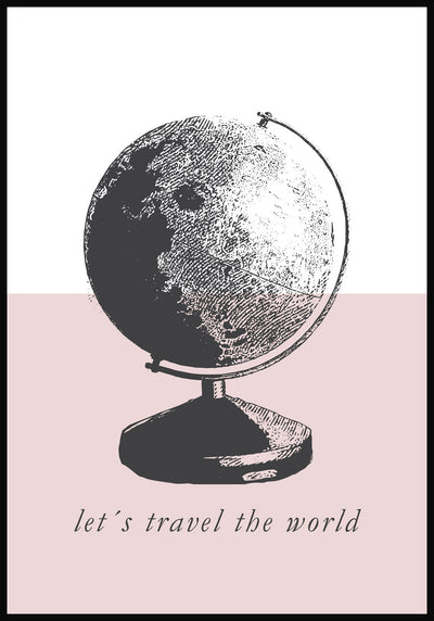 Vintage Poster Globus travel the world